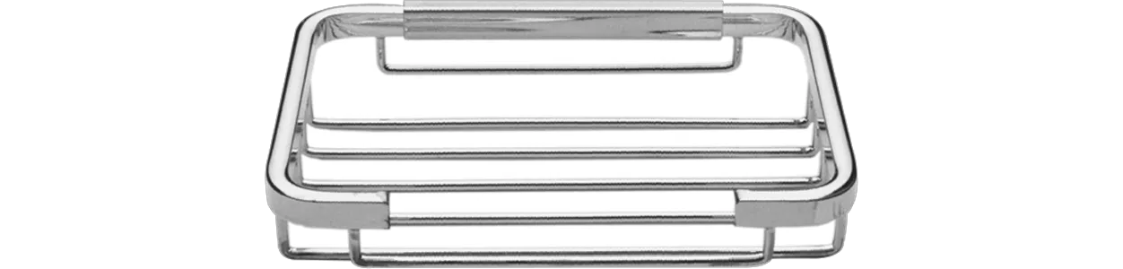 ASW Seifenkorb Chrom Offen, 130 mm x 100 mm