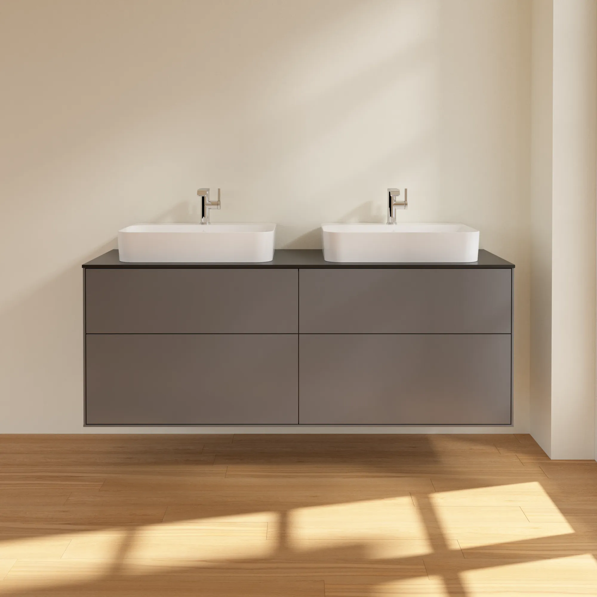 Villeroy & Boch Finion Waschbeckenunterschrank G43 1600x603x501mm Anthrazit Villeroy & Boch Finion Waschbeckenunterschrank G43 1600x603x501mm Anthrazit