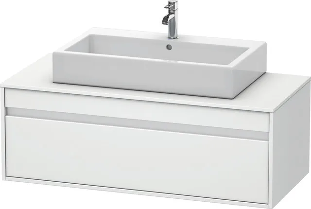 Duravit Waschtischunterschrank wandhängend „Ketho“ 120 × 42,6 × 55 cm Weiß Matt Duravit Waschtischunterschrank wandhängend „Ketho“ 120 × 42,6 × 55 cm Weiß Matt