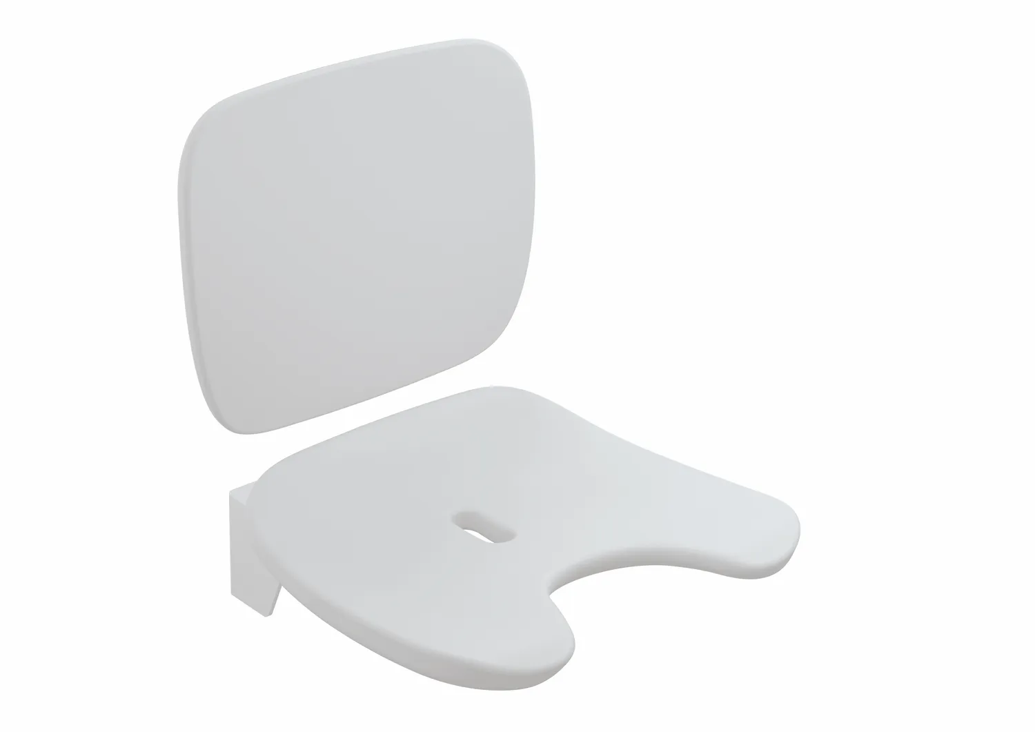 Klappsitz „Serie 802 LifeSystem“ in Signalweiß glänzend / Signalweiß matt Klappsitz „Serie 802 LifeSystem“ in Signalweiß glänzend / Signalweiß matt