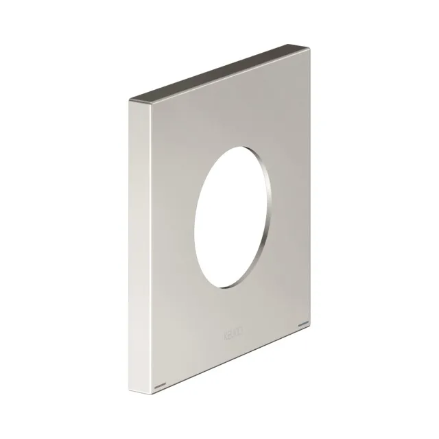 IXMO 59551050092 Wandrosette für Einhebelmischer, eckig 105 x 105 mm Nickel gebürstet