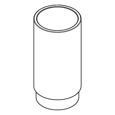 Ersatzglas 40993, für Selection WC-Bürstengarnitur, glas matt