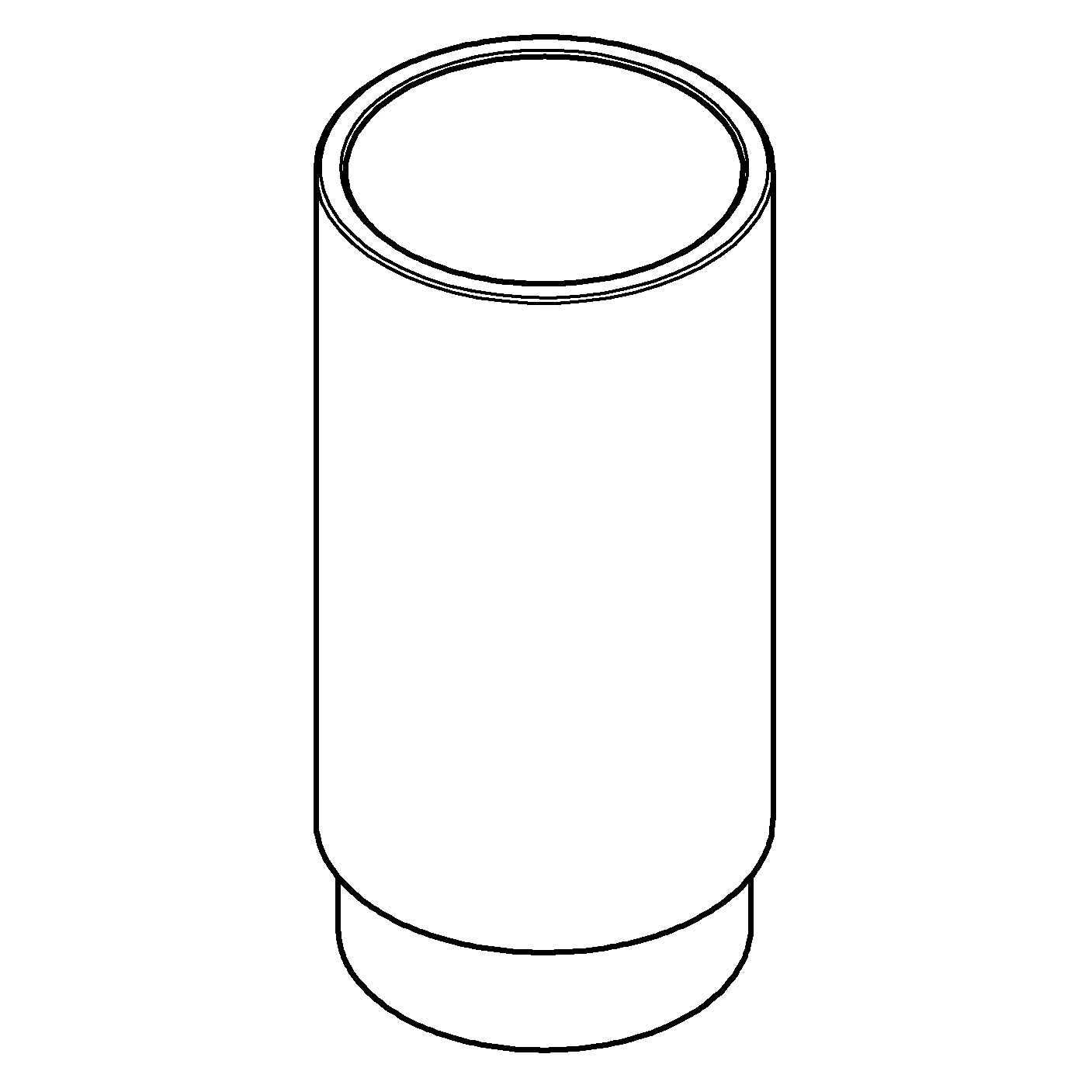 Ersatzglas 40993, für Selection WC-Bürstengarnitur, glas matt