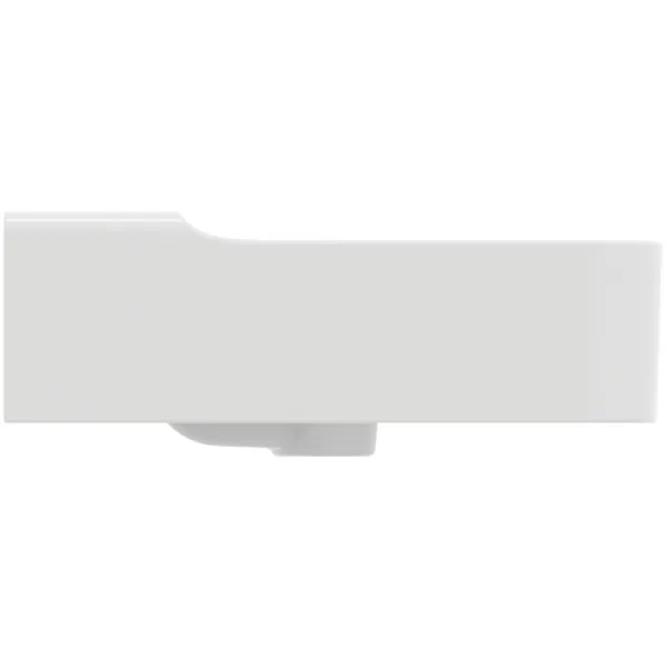 Waschbecken „Conca“ 60 × 45 × 16,5 cm, Hahnlochposition mittig in Seidenweiß Waschbecken „Conca“ 60 × 45 × 16,5 cm, Hahnlochposition mittig in Seidenweiß