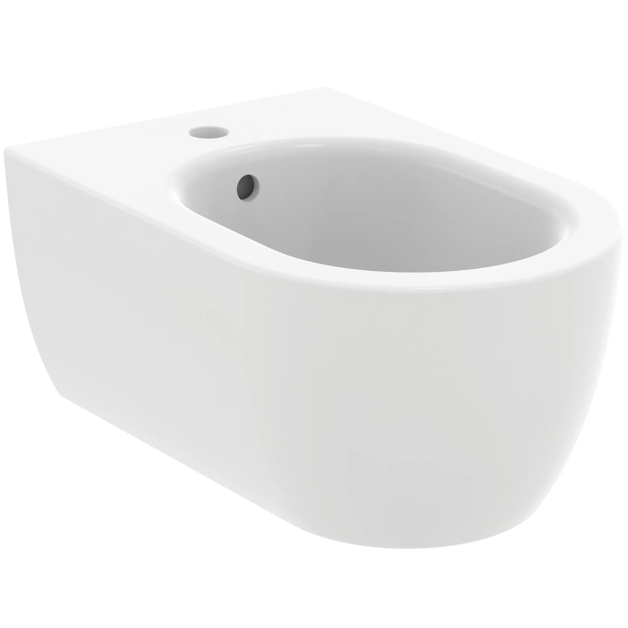 Ideal Standard Bidet „BlendCurve“, Befestigung verdeckt 35,5 × 54 × 25 cm in Seidenweiß Ideal Standard Bidet „BlendCurve“, Befestigung verdeckt 35,5 × 54 × 25 cm in Seidenweiß