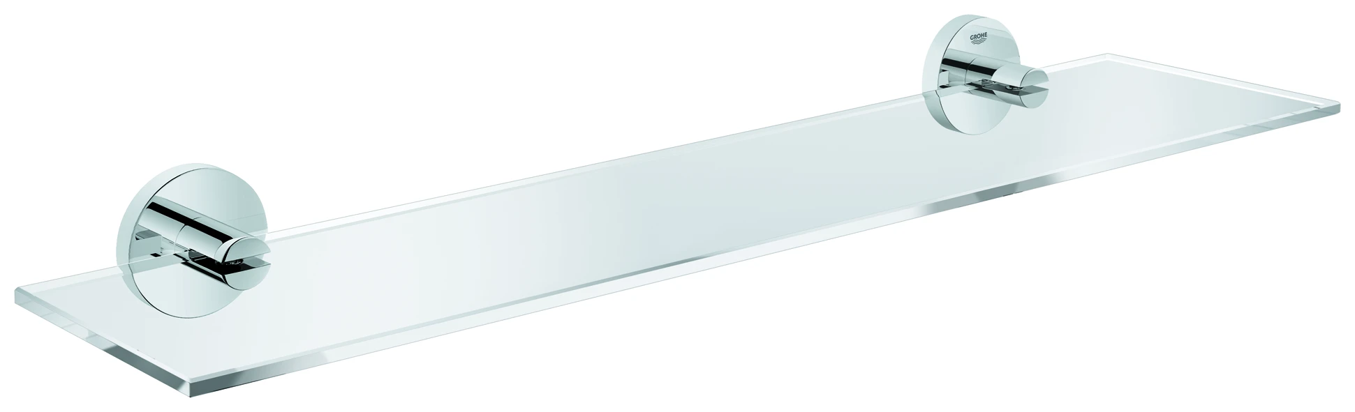 Glasablage Essentials 40799_1, Material Glas/Metall, 530 mm, chrom