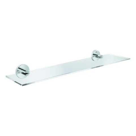 Glasablage Essentials 40799_1, Material Glas/Metall, 530 mm, chrom Glasablage Essentials 40799_1, Material Glas/Metall, 530 mm, chrom