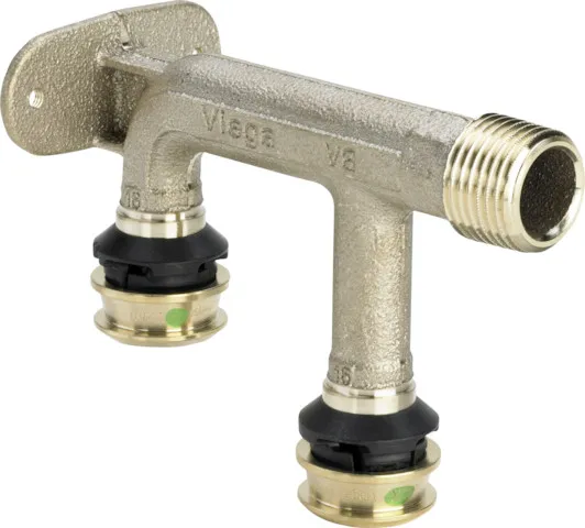 Viega „Raxofix“ Doppelwandscheibe 16 mm × 1/2″ × 16 mm Viega „Raxofix“ Doppelwandscheibe 16 mm × 1/2″ × 16 mm