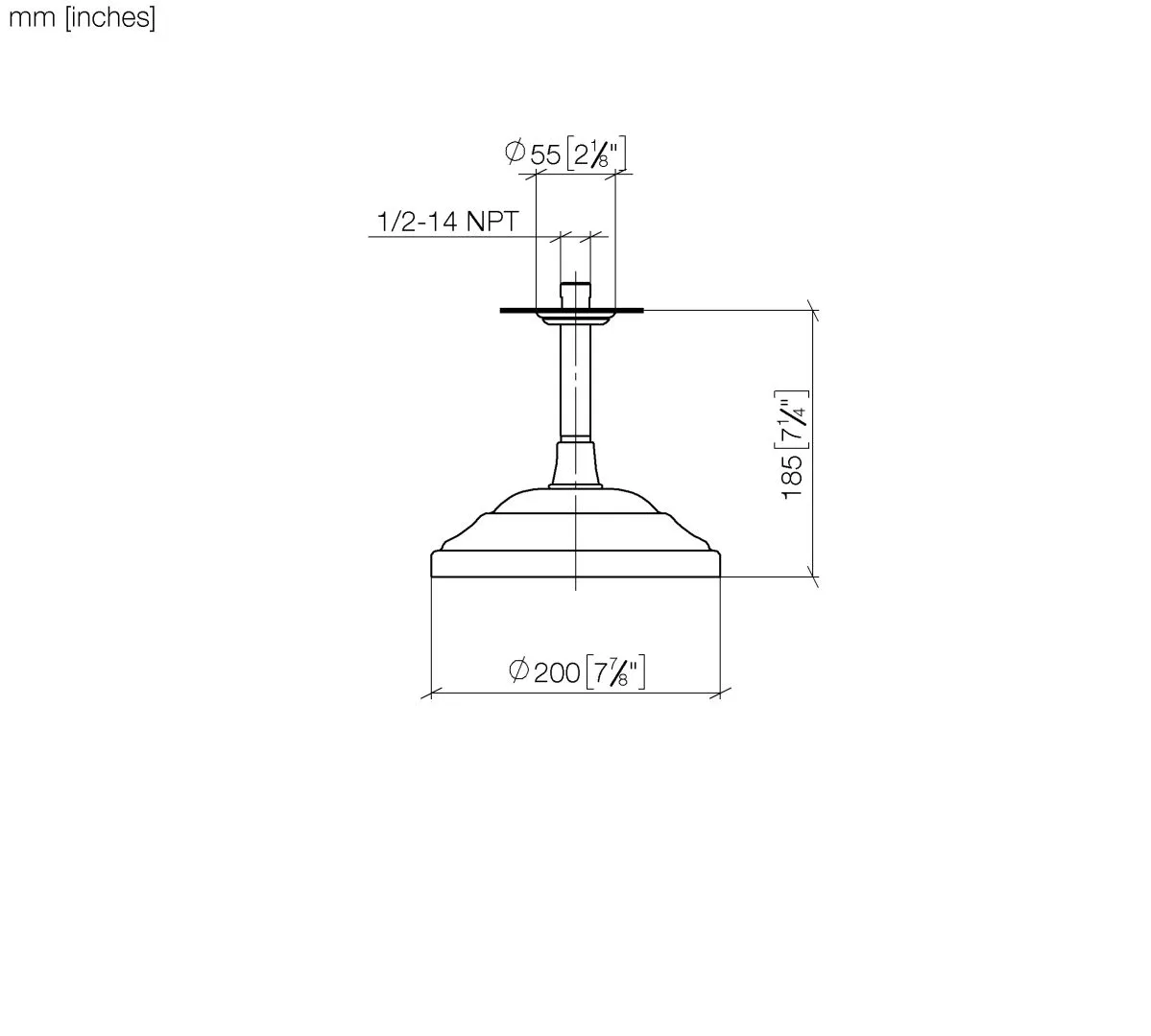 Regenbrause mit Deckenanbindung MADISON Chrom 28565977 Regenbrause mit Deckenanbindung MADISON Chrom 28565977