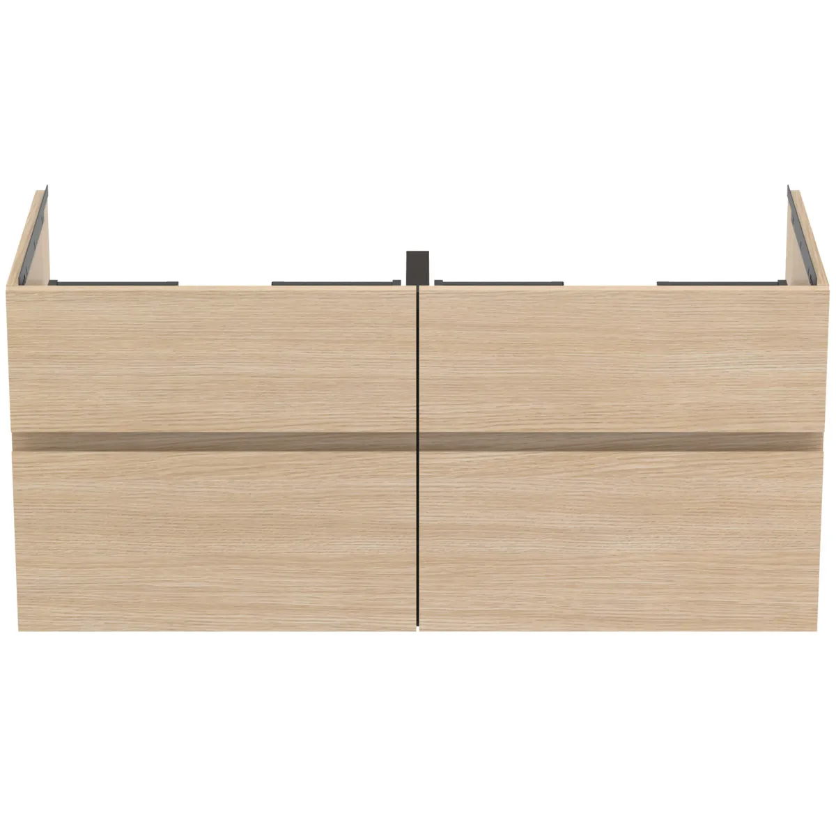 Ideal Standard Möbeldoppel-Waschtischunterschrank Finesse Eiche weiß 1200x505x550mm