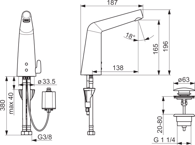 WT-Batt. HansaDESIGNO Style 5179 6 V WT-Batt. HansaDESIGNO Style 5179 6 V