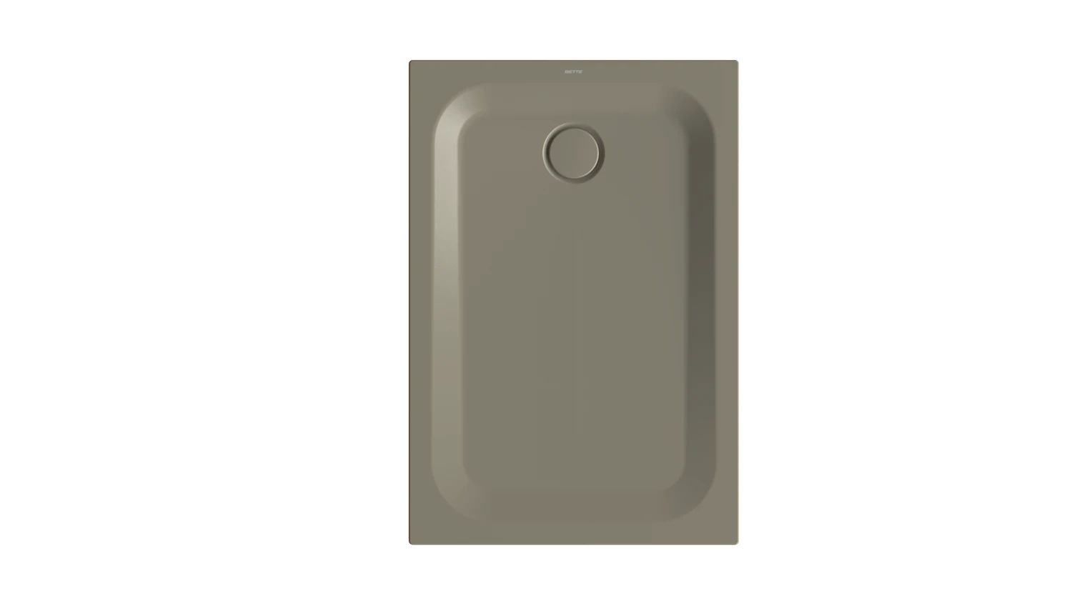 Bette rechteck Duschwanne „BetteUltra“ 1100 × 750 mm ohne Oberflächenbeschichtung, ohne Oberflächenveredelung, ohne Wannenträger, in Graphite