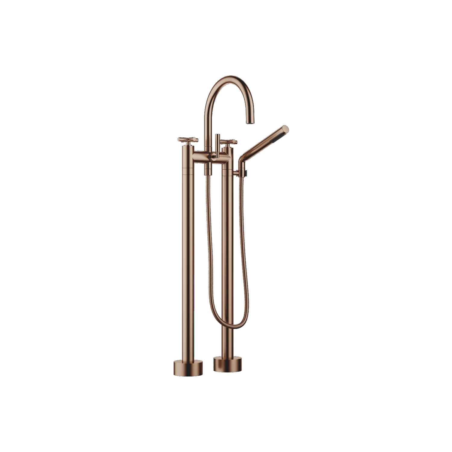 Wannen-Zweilochbatterie für freistehende Montage mit Handbrausegarnitur TARA Chrom 25943892 Wannen-Zweilochbatterie für freistehende Montage mit Handbrausegarnitur TARA Chrom 25943892