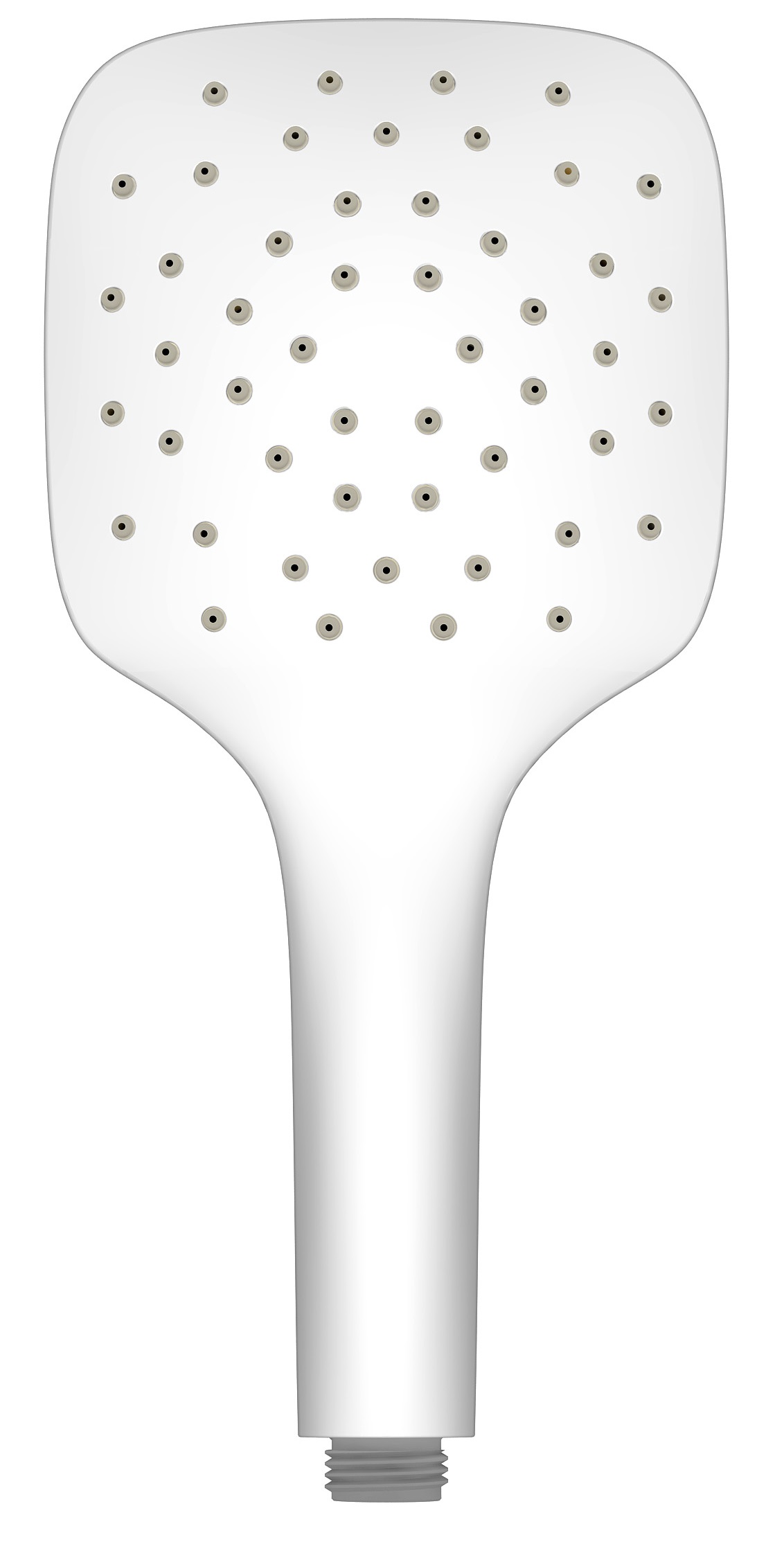 Handbrause AqvaShower - 1-strahlig - "easy-clean" - 120 mm Durchmesser - 50 % Wasserersparnis - weiß / chrom Handbrause AqvaShower - 1-strahlig - "easy-clean" - 120 mm Durchmesser - 50 % Wasserersparnis - weiß / chrom