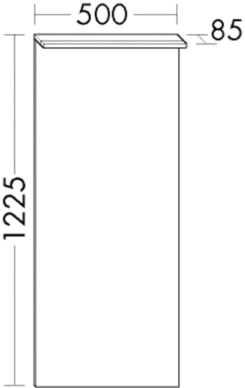 burgbad Spiegel „Junit“ 500 × 1225 mm burgbad Spiegel „Junit“ 500 × 1225 mm