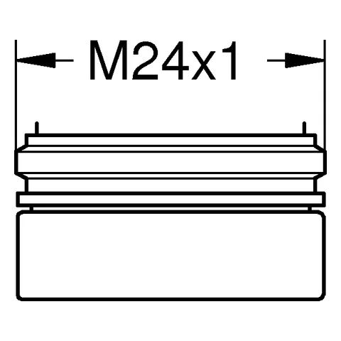 Grohe Mousseur 36133 Selbstschlussarmatur Außengewinde M24x1 chrom Grohe Mousseur 36133 Selbstschlussarmatur Außengewinde M24x1 chrom