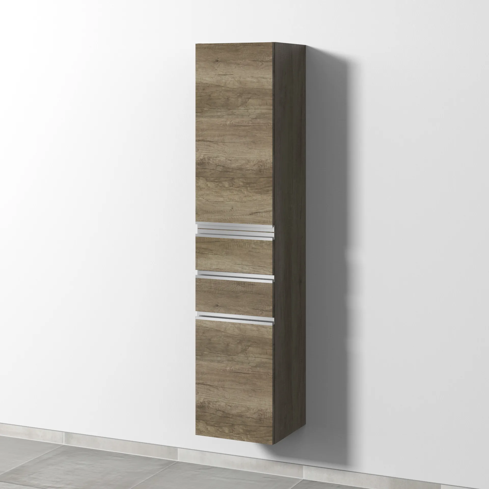 Sanipa Hochschrank „2morrow“ 350 × 1615 × 350 mm in Eiche Nebraska