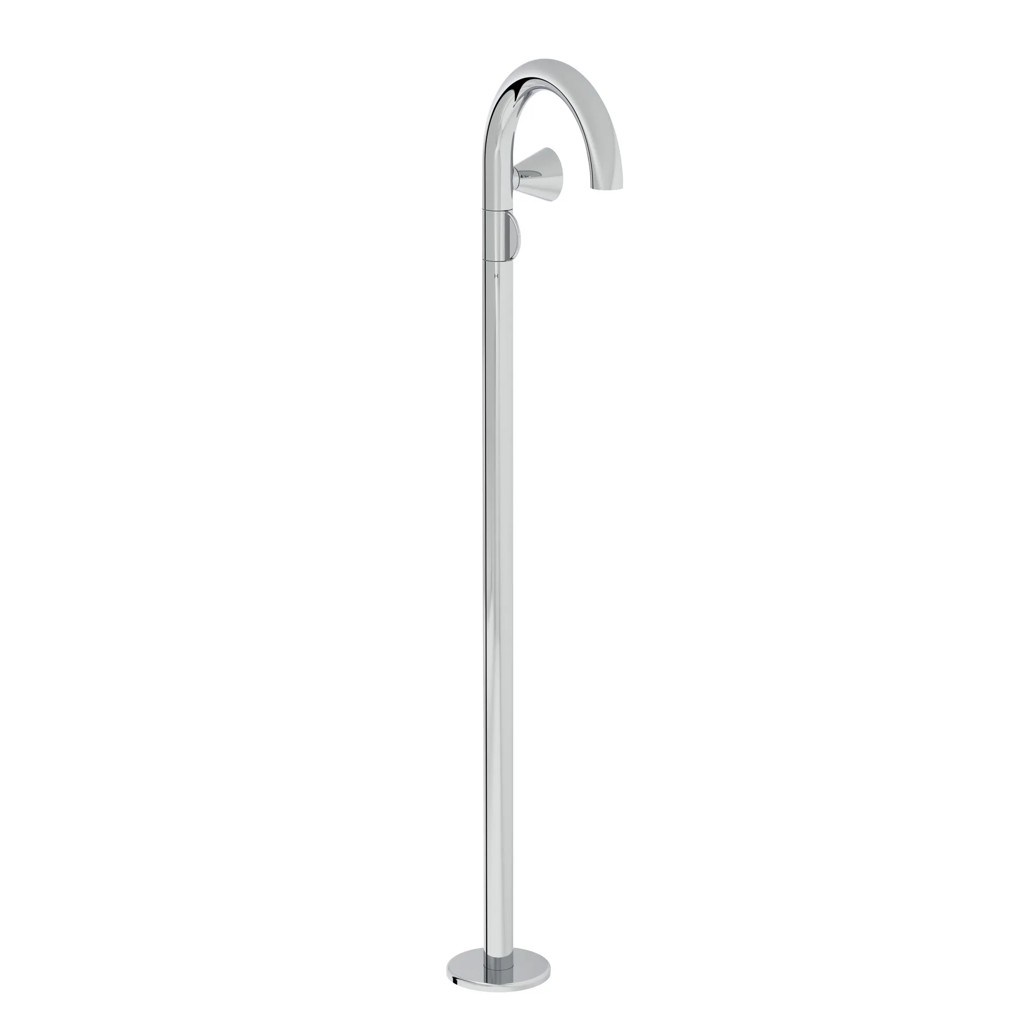 VitrA Liquid Einhebel-Waschtischmischer Bodenmontage Griff rechts H: 115 cm Chrom