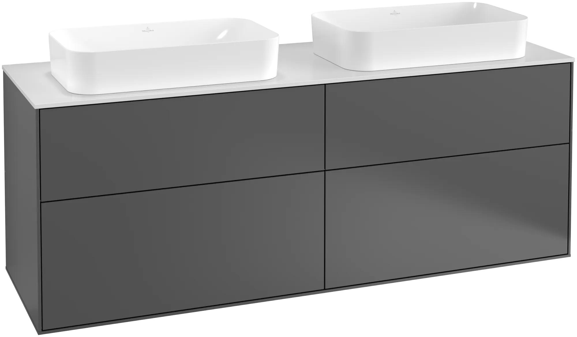 Villeroy & Boch Finion Waschbeckenunterschrank G31 1600x603x501mm Anthracite Matt/Lacquer