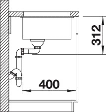 BLANCO SUBLINE 700-U