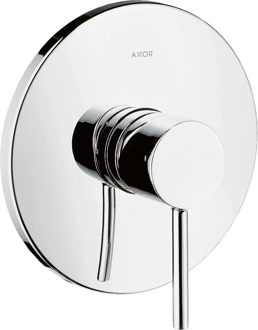 Hansgrohe AXOR Starck Einhebel-Brausemischer Unterputz, Chrom, max. Durchfluss 29 l/min, einstellbare Temperaturbegrenzung, für Durchlauferhitzer geeignet