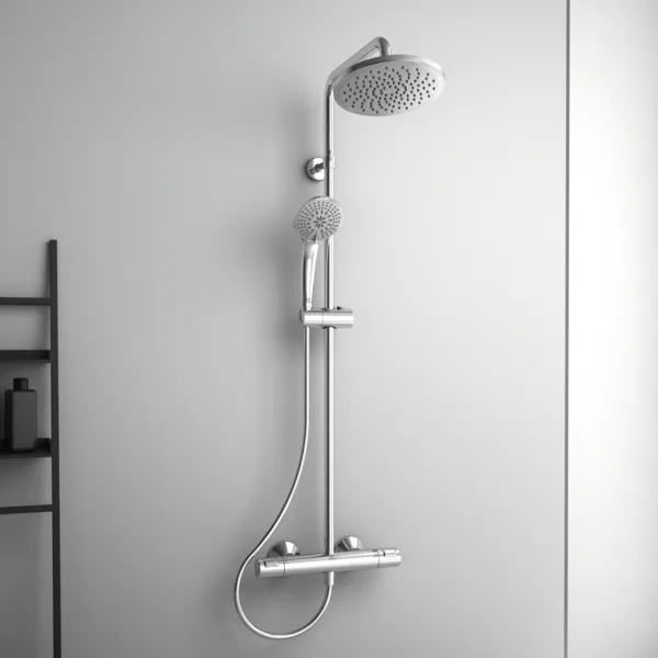 Ideal Standard Ceratherm T25 Duschsystem mit Brausethermostat Chrom Ideal Standard Ceratherm T25 Duschsystem mit Brausethermostat Chrom