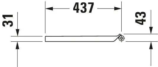 Duravit WC-Sitz „DuraStyle“ Vital 37,7 × 44,7 × 4,3 cm Duravit WC-Sitz „DuraStyle“ Vital 37,7 × 44,7 × 4,3 cm