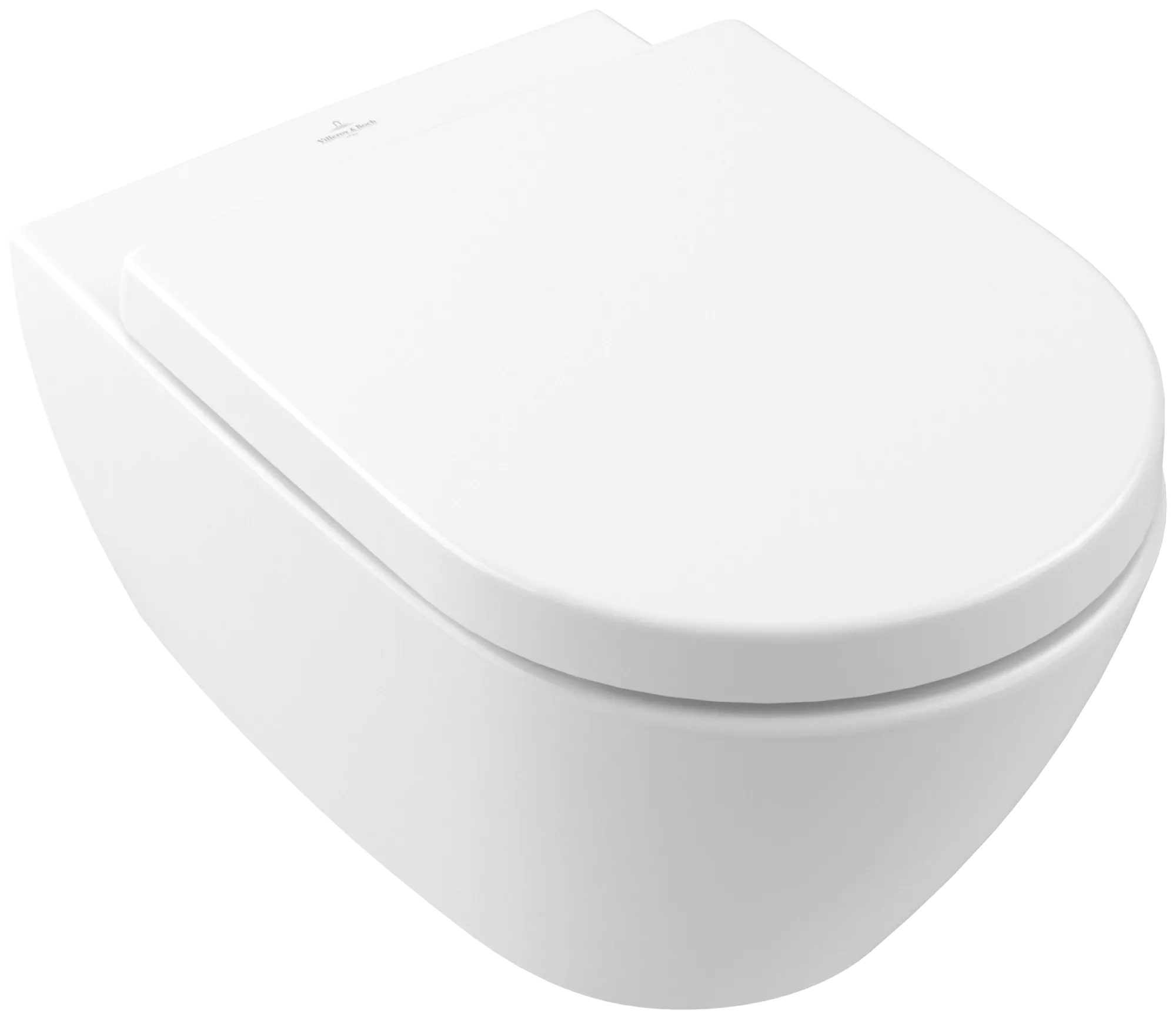 Wand-Tiefspül-WC DirectFlush „Subway 2.0“ 37 × 36,5 × 56 cm in Stone White, ohne Spülrand, Abgang waagerecht