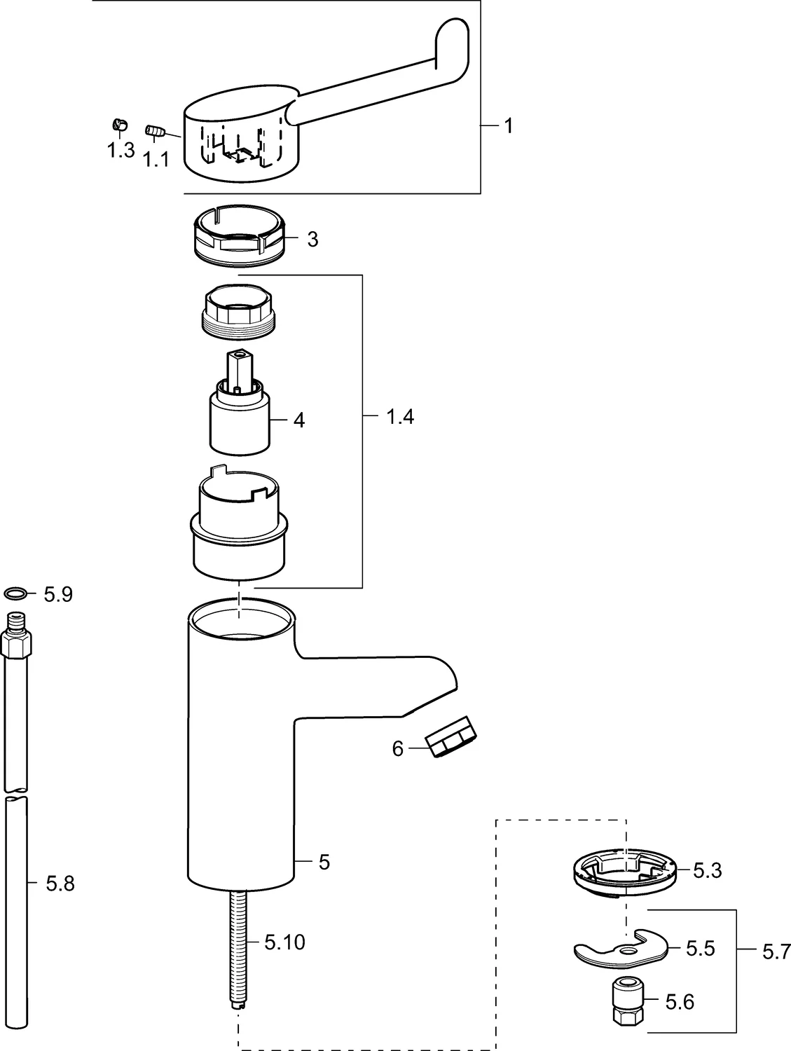 HansaMEDIPRO Einhebelmischer Waschtischbatterie 0171 Kupferrohr Chrom HansaMEDIPRO Einhebelmischer Waschtischbatterie 0171 Kupferrohr Chrom