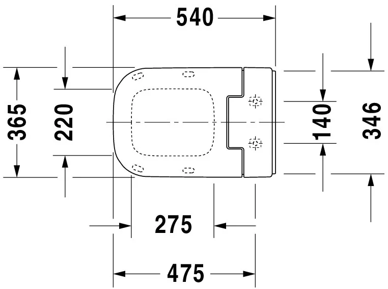 Duravit WC-Sitz mit Unterdusche (elektrisch) „SensoWash® Slim“