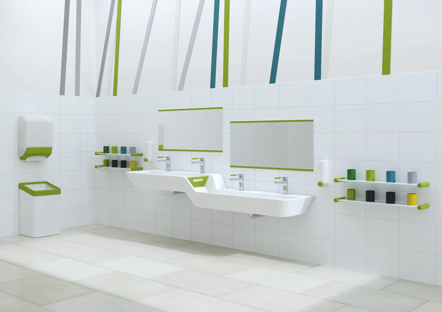 HEWI Kids PG87 Spiegel Splash it, 450x400mm, Apfelgrün HEWI Kids PG87 Spiegel Splash it, 450x400mm, Apfelgrün