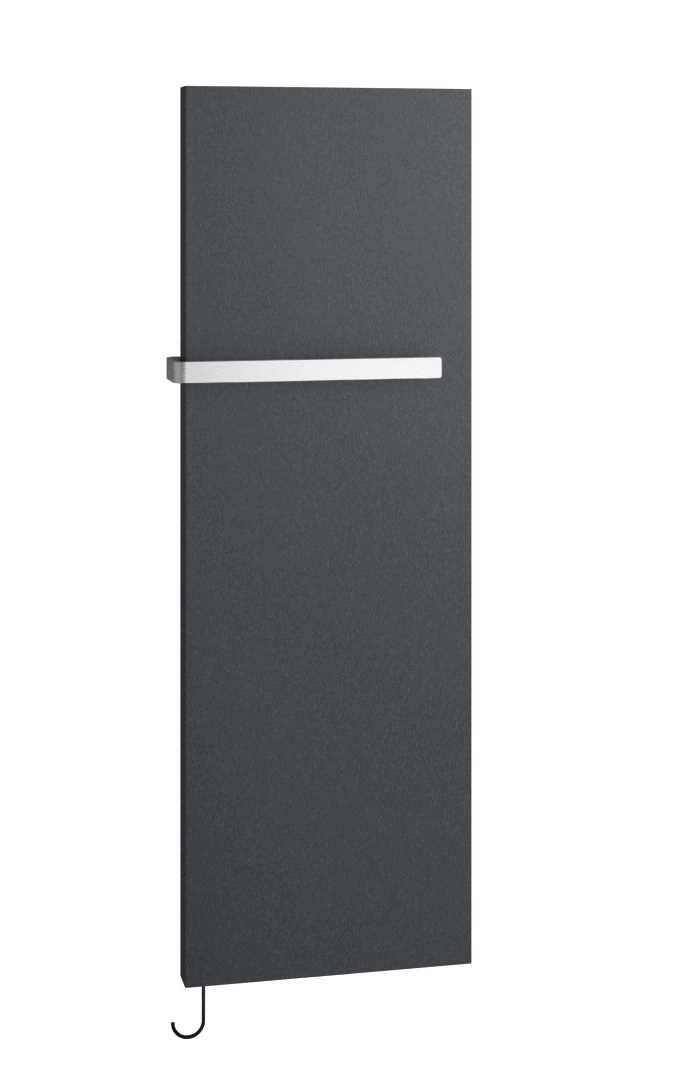 Kermi Design-Elektroheizkörper „Rubeo®-E“ 47 × 172,5 cm in glanzsilber Metallic