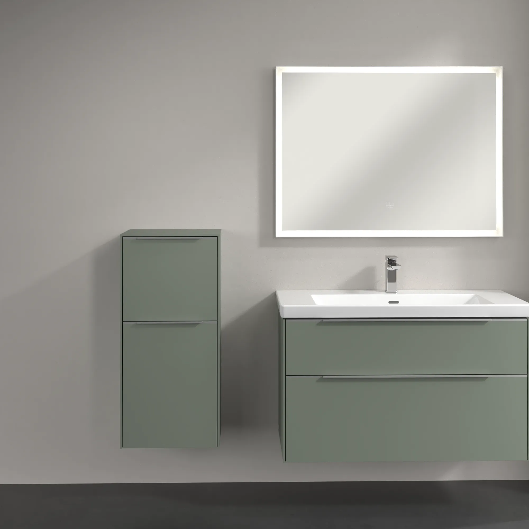 Villeroy & Boch Subway 3.0 Seitenschrank C59400, 400 x 860 x 362 mm, Soft Green Villeroy & Boch Subway 3.0 Seitenschrank C59400, 400 x 860 x 362 mm, Soft Green