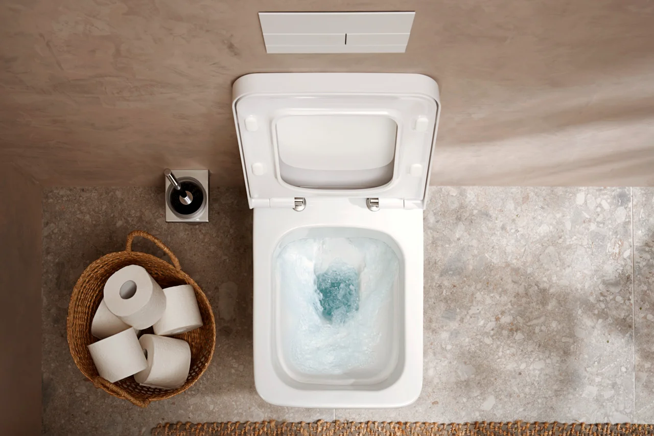 Hansgrohe EluPura Q WC-Sitz, weiß, SoftClose & QuickRelease, glänzend Hansgrohe EluPura Q WC-Sitz, weiß, SoftClose & QuickRelease, glänzend