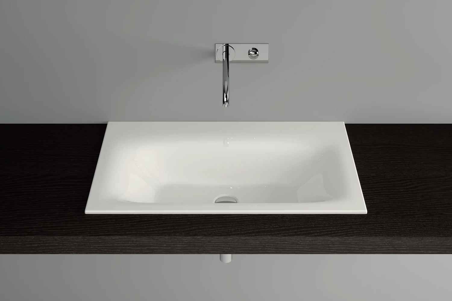 Einbauwaschtisch „BetteLux“, ohne Überlauf, ohne Hahnlochbohrung 60 × 49,5 cm in Pergamon Einbauwaschtisch „BetteLux“, ohne Überlauf, ohne Hahnlochbohrung 60 × 49,5 cm in Pergamon