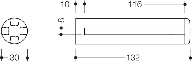 HEWI Glasplatte „Serie 477“ 3 cm