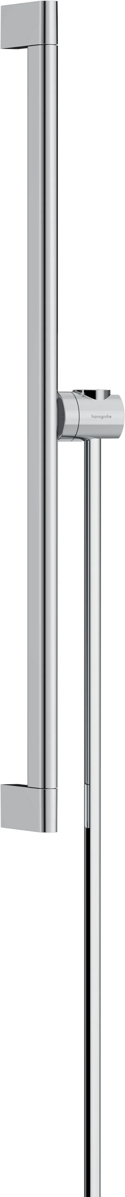 Hansgrohe Unica Brausestange S Puro 65 cm mit Easy Slide Handbrausehalter und Isiflex Brauseschlauch 160 cm, Chrom