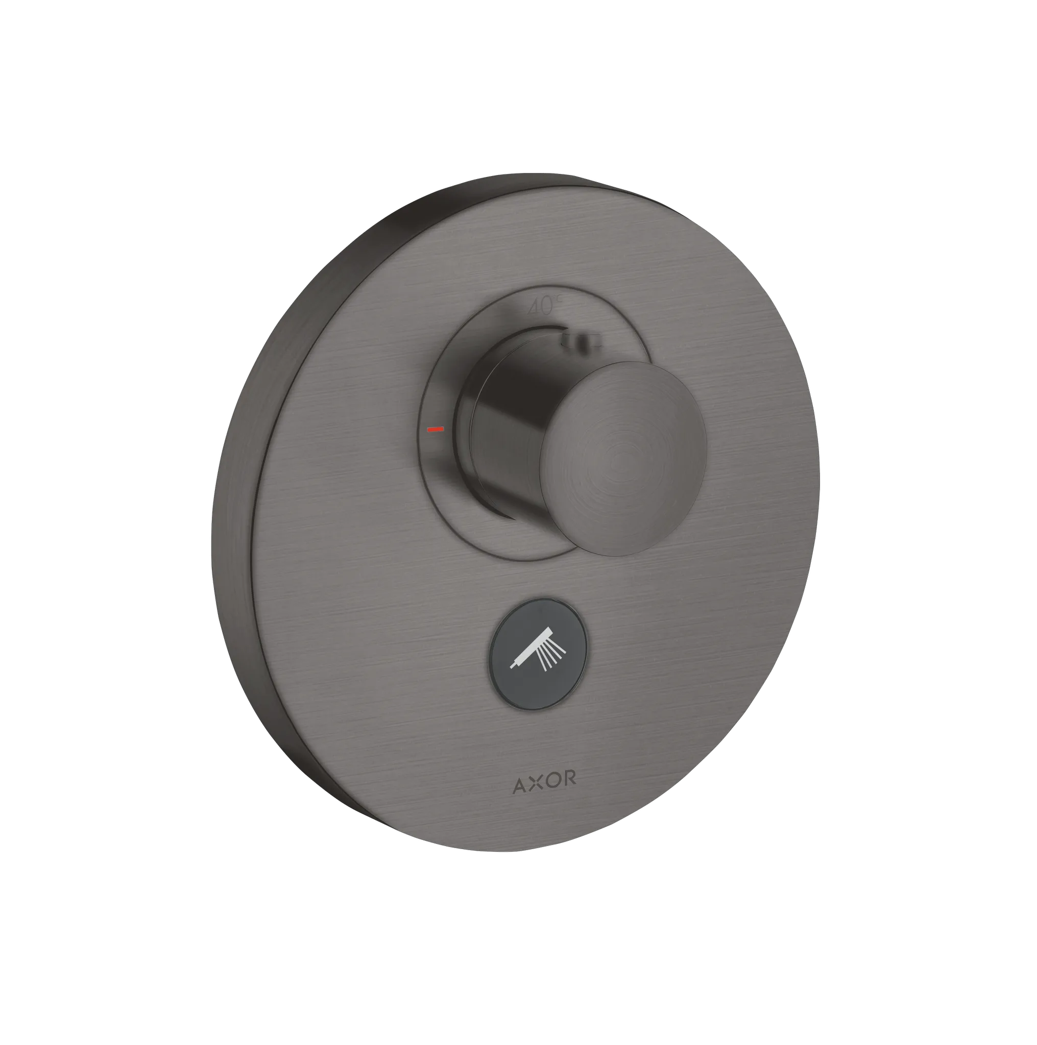 Hansgrohe AXOR ShowerSelect Thermostat HighFlow Unterputz rund Brushed Black Chrome für 1 Verbraucher