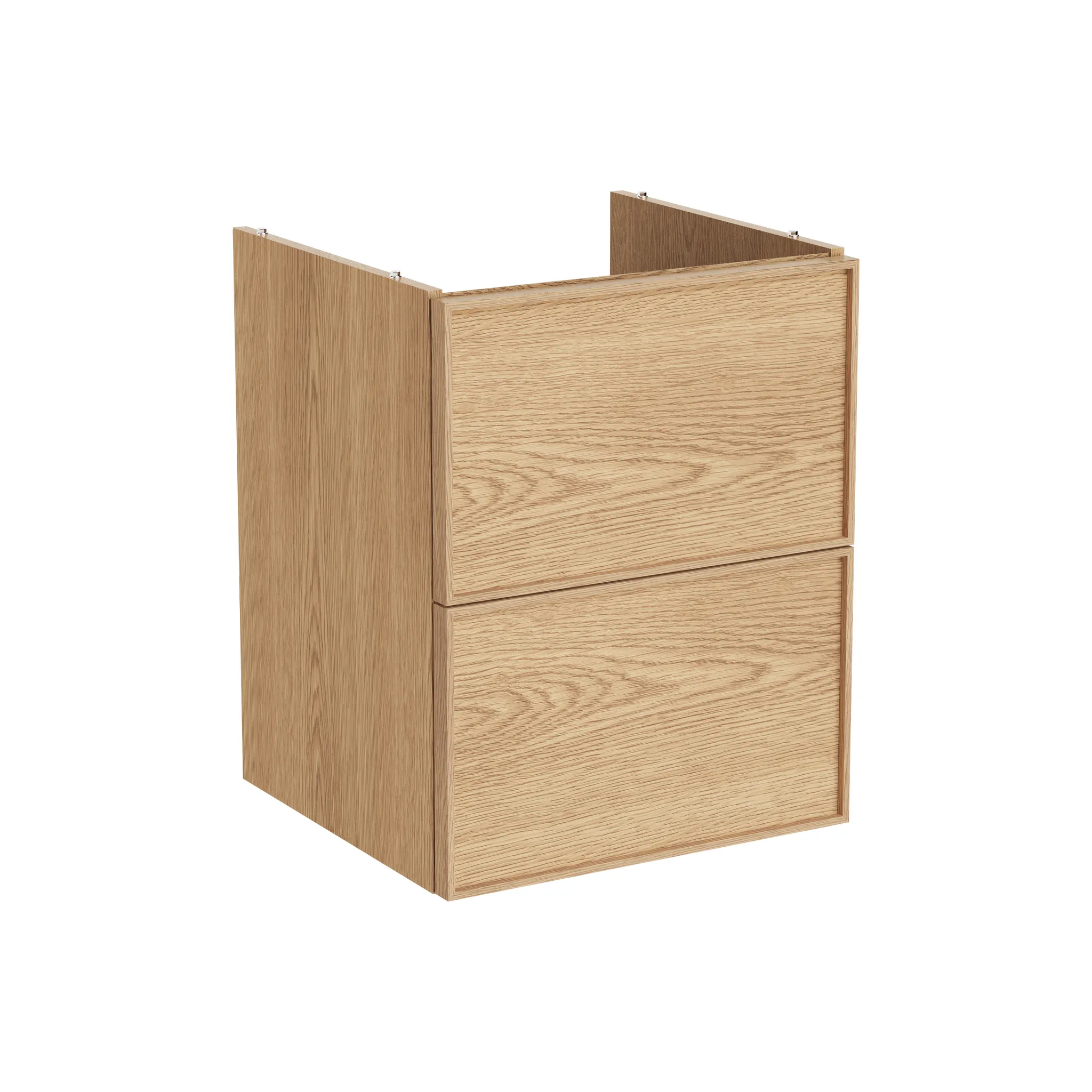 VitrA New Metropole Edge Waschtischunterschrank 48 x 46 x 60 cm, Eiche Hell