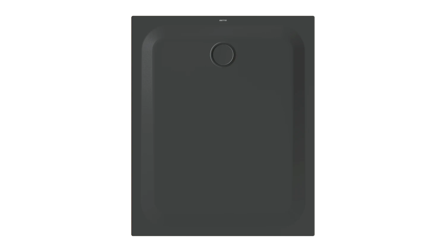 Bette rechteck Duschwanne „BetteUltra“ 120 × 100 cm in Ebony