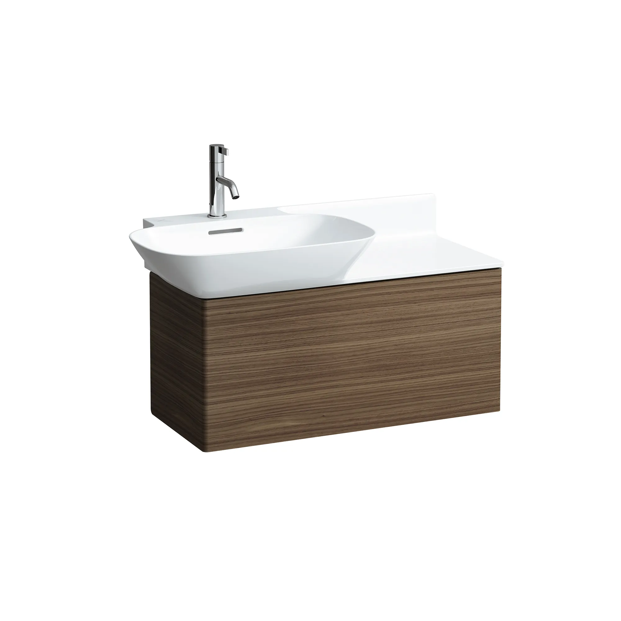 Laufen Waschtischunterbau INO 348x770x355, Nussbaum dunkel Laufen Waschtischunterbau INO 348x770x355, Nussbaum dunkel