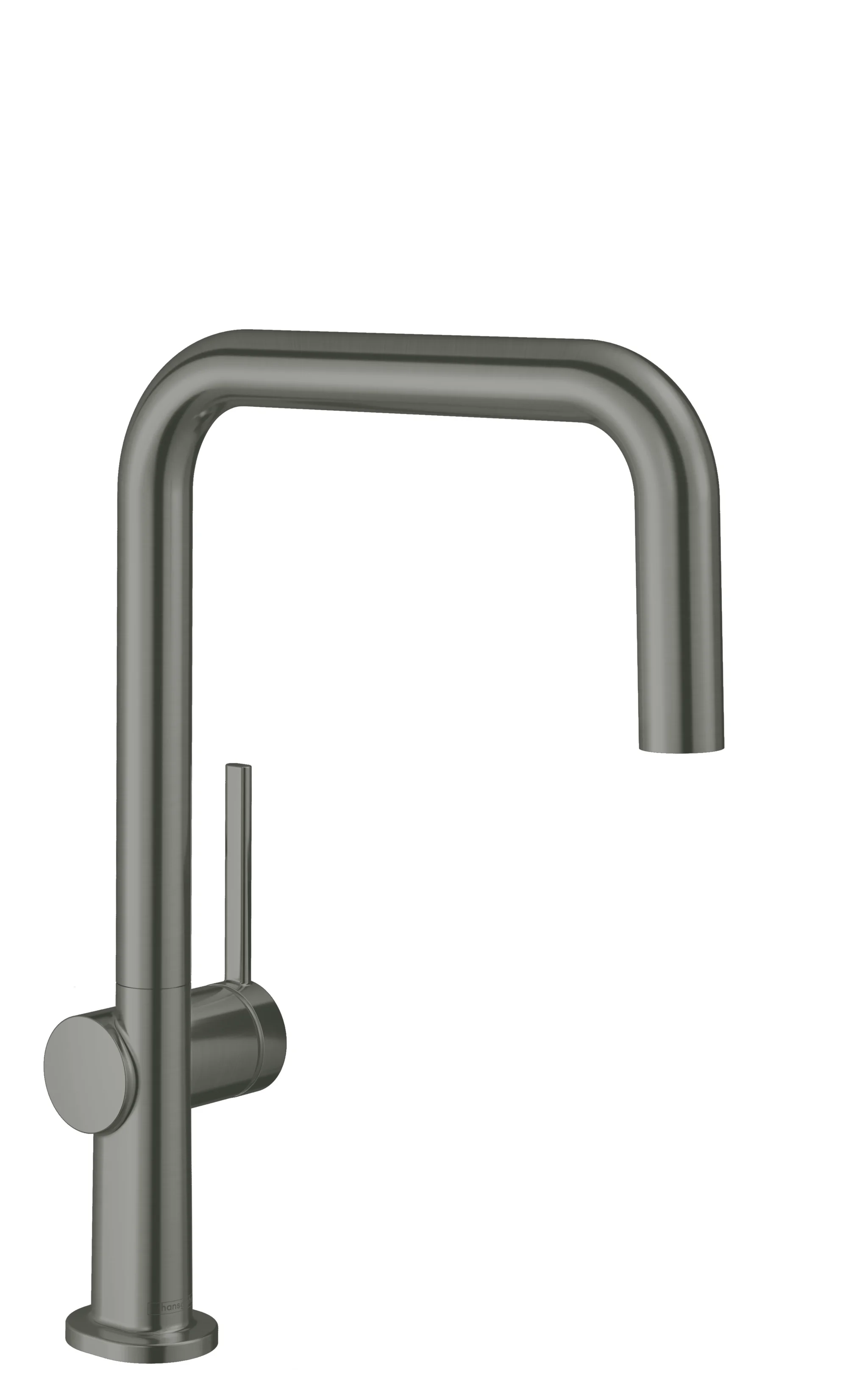 Hansgrohe Talis M54 Einhebel-Küchenmischer U 220, 1jet BBC, Brushed Black Chrome, Schwenkbereich einstellbar in 4 Stufen, Laminarstrahl, max. Durchflussmenge 9 l/min bei 3 bar, Keramikmischsystem, für Durchlauferhitzer geeignet, Hahnlochbohrung 35 mm Hansgrohe Talis M54 Einhebel-Küchenmischer U 220, 1jet BBC, Brushed Black Chrome, Schwenkbereich einstellbar in 4 Stufen, Laminarstrahl, max. Durchflussmenge 9 l/min bei 3 bar, Keramikmischsystem, für Durchlauferhitzer geeignet, Hahnlochbohrung 35 mm