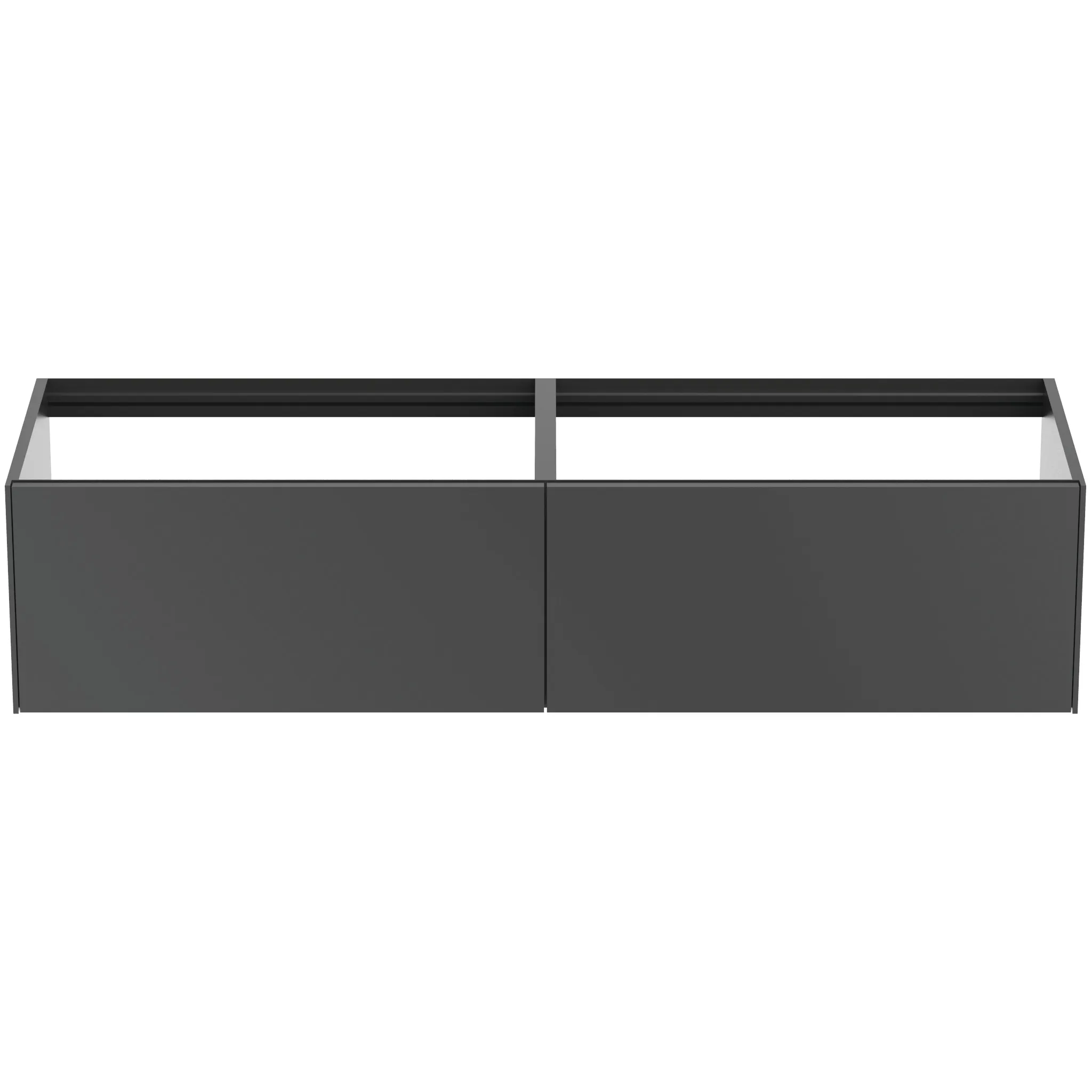 Ideal Standard Waschtischunterschrank Conca, 2 Auszüge, anthrazit Ideal Standard Waschtischunterschrank Conca, 2 Auszüge, anthrazit