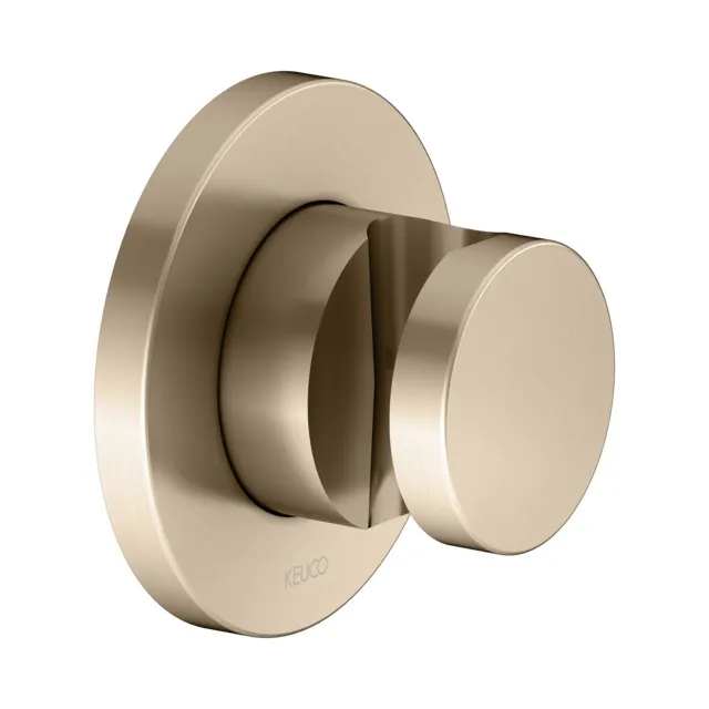 IXMO 59591030001 Wandbrausehalter rund Bronze gebürstet