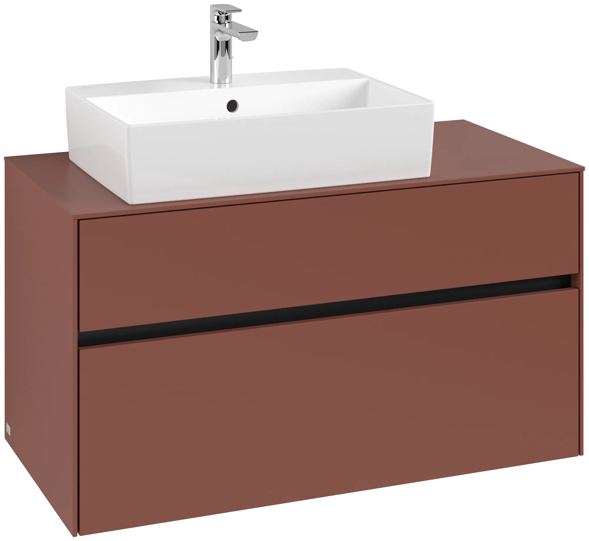 Villeroy & Boch Collaro Waschbeckenunterschrank C126B0, 1000x548x500mm, Wine Red Villeroy & Boch Collaro Waschbeckenunterschrank C126B0, 1000x548x500mm, Wine Red