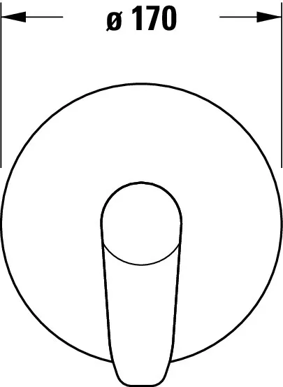 Duravit Einhand-Unterputz-Armatur „Serie B.1“ in Chrom Duravit Einhand-Unterputz-Armatur „Serie B.1“ in Chrom