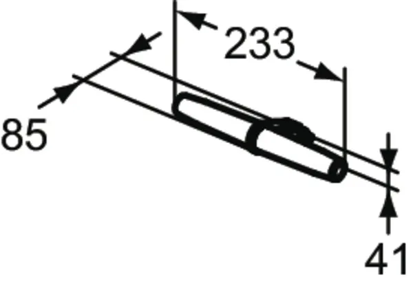 Ideal Standard Mirror&Light LED-Spiegelleuchte, 6W, 233x85x41mm, Chrom Ideal Standard Mirror&Light LED-Spiegelleuchte, 6W, 233x85x41mm, Chrom