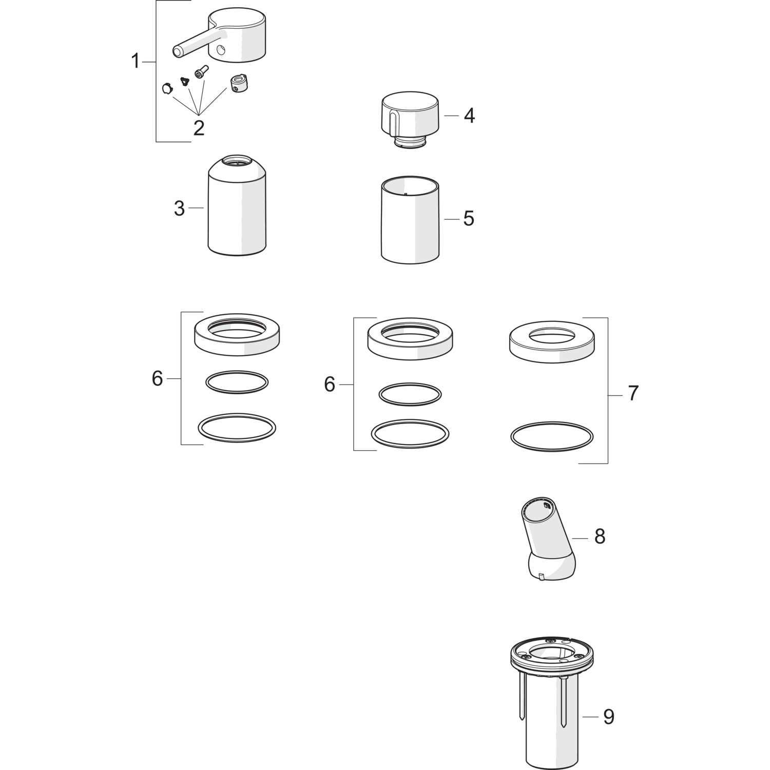 EHM Fertigmontageset für Wanne/Brause VANTIS Style 5470 Rosette rund 1-strahlig Chrom EHM Fertigmontageset für Wanne/Brause VANTIS Style 5470 Rosette rund 1-strahlig Chrom
