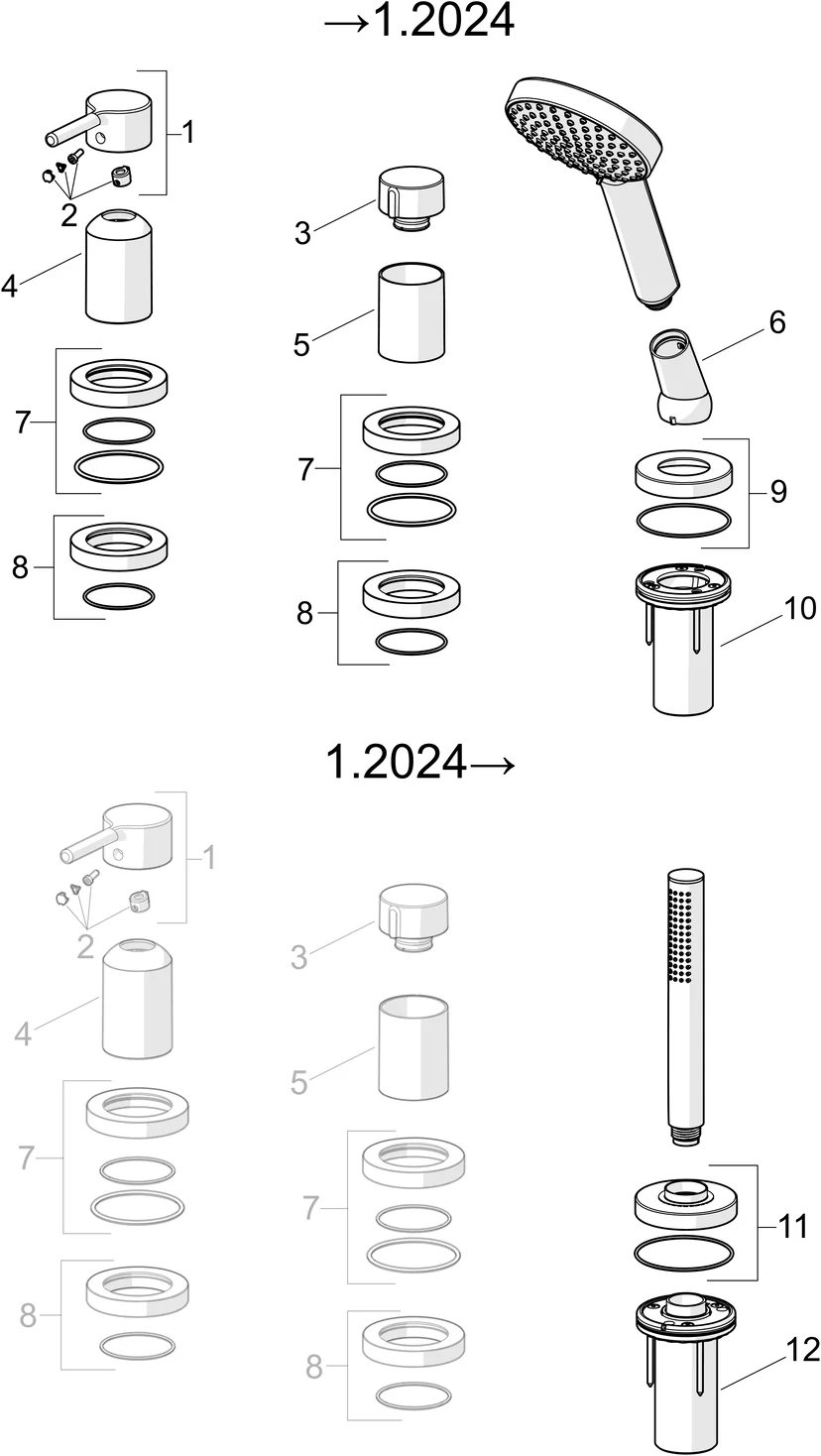 HansaVANTIS Style Wannenarmatur EHM FM-Set f. Wafü/Br. HansaVANTIS Style 5470 Ros. rund 1-strahlig chr HansaVANTIS Style Wannenarmatur EHM FM-Set f. Wafü/Br. HansaVANTIS Style 5470 Ros. rund 1-strahlig chr