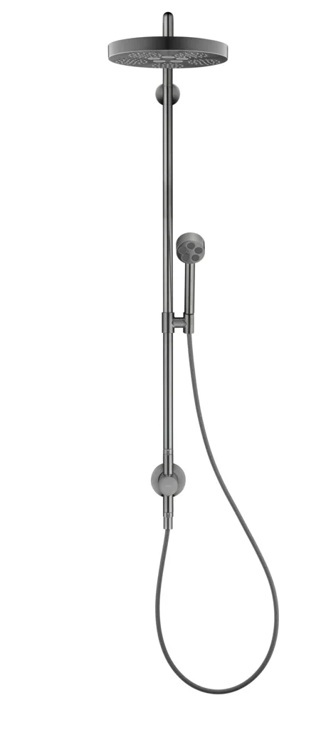Hansgrohe AXOR One Showerpipe Unterputz mit Thermostat und Kopfbrause 280 1jet BBC, Brushed Black Chrome Hansgrohe AXOR One Showerpipe Unterputz mit Thermostat und Kopfbrause 280 1jet BBC, Brushed Black Chrome